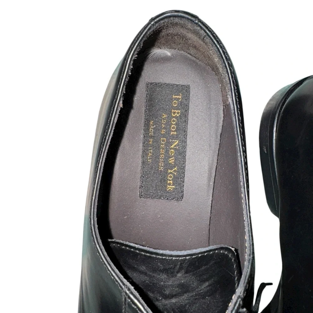 To Boot  New York  Adam Derrick Declan Leather Derbys  Leather Shoes